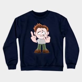 the cute  kid wondering t-shirt Crewneck Sweatshirt